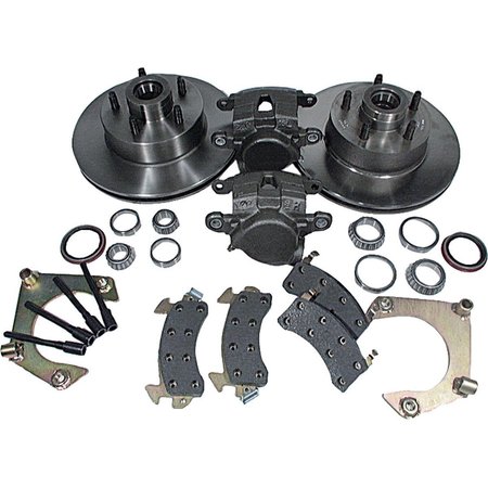 ALLSTAR 5 on 5 in. Bold Circle Disc Brake Kit for Ford Mustang II ALL42030